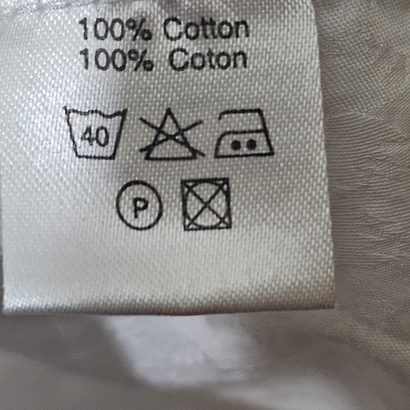 7 Downie St Mens Button Down Shirt Size 4 (Med) White - Picture 11 of 12